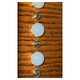 Gold Tone & Moonstone Bracelet