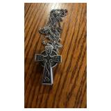 Cross/Watch Pendant and Chain