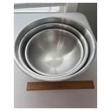 Set of 3 Stainless Bowls