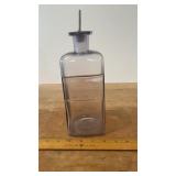 Vtg. Purple Glass Apothocary Bottle
