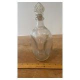 Vtg. 3-sided Whiskey Bottle