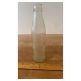 Vtg. Glass Ribbed Straight Side Coca-Cola Bottle