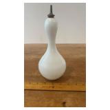 Antique Milk Glass Barber Bottle