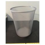 Metal Mesh Trash Can
