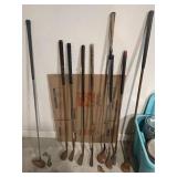 Lot of Antique Golf Clubs
