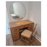 VIntage Vanity Dresser with Mirror