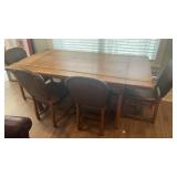 Acorn Barker Bros. 985 Table with 4 Chairs