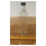 Antique Crestview Wine Bottle, metal Lid