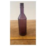 Vtg. Purple Glass Medicine Bottle