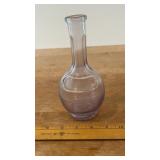 Vtg. Purple Glass Bottle
