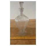 Vtg. Glass Decanter, Chipped on Bottom