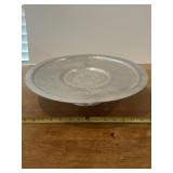 Vtg. Hammered Aluminum Lazy-Susan