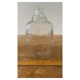 One Half Gallon Embossed Wine Bottle