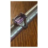 14KT TGE and Amethyst Ring, Size 7