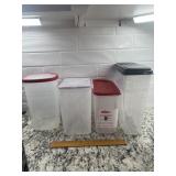 Lot of Plastic Containers