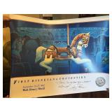 Poster from First Disneyana Convention, signed