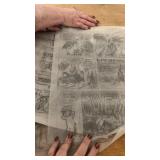 5 Original Dennis The Menace Pencil Drawn Proofs