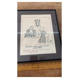 Herman Cartoon signed by Cartoonist Jim Unger