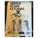 Cartoonist Exhibit Poster, signed by 3 artists