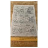 Dennis the Menace Hand Drawn Proofs by Lum