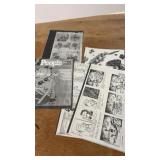 Photocopies of Garfield Designs by Brian Lum