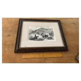 Framed Print-Ms. Nightingale Visiting Hospitals