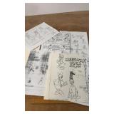 Donald and Daisy Proofs and Artwork