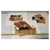 Brian Lum Courtroom Sketches for Newspaper