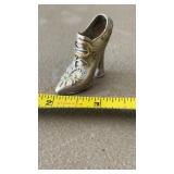 Pewter High Heel Shoe