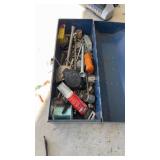 Metal Tool Box and Contents