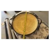 Gold Toned Bowl Decor