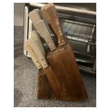 Knife Block and Knives