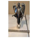 Plastic 'Metal Look' Angel Figurine