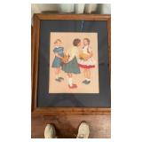 Norman Rockwell Framed Art, 22.5'' x 18.5'