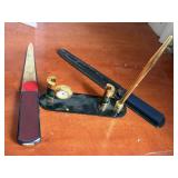 Office Clock-Business Card Holder & Letter Openers