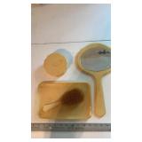 Vtg. Celluloid Vanity Set