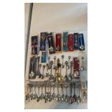 Lot of Collector's Spoons