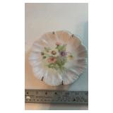 Hand Painted Flower Plate
