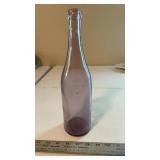Vtg. Purple Glass Bottle
