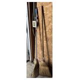 2 Straw Brooms