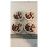 Set of 4 Cardinal Coasters