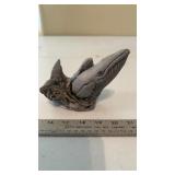 Whale Sculpture Made From Volcanic Ash