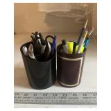 Pencil Cups and Contents