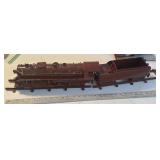 Mahogany Train Model