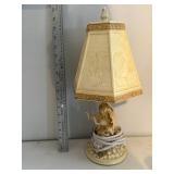 Vtg. Resin Angel Lamp