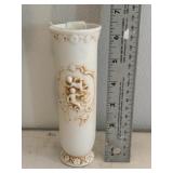 Vtg. Lefton Biaque Porcelain Vase