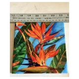 Painted Tile by Hawaiian Artist Candace Lee