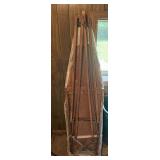 Vtg. Wooden Ironing Board