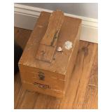 Shoe Shine Box with Supplies