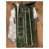 Vtg. C G Conn Trombone in Case